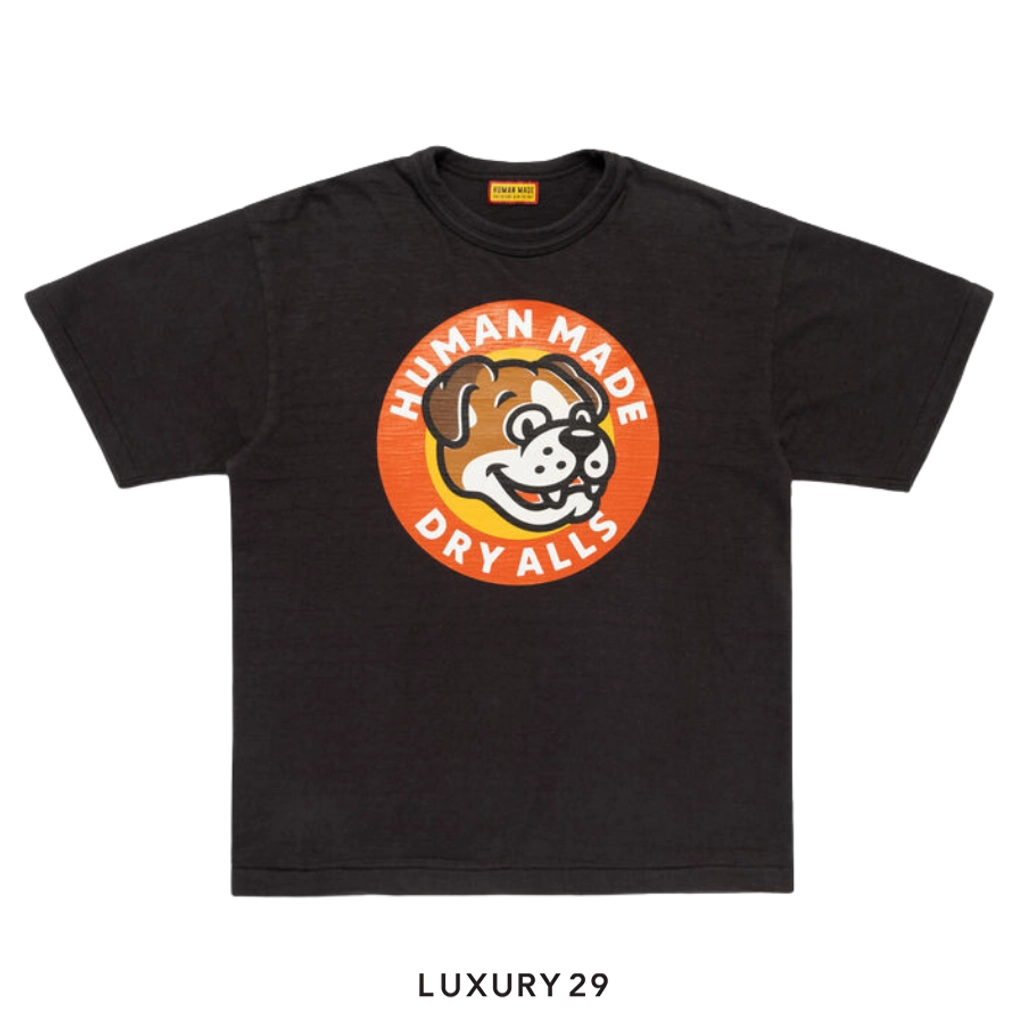 Human Made Dry Alls Bulldog Head Graphic T-Shirt Black