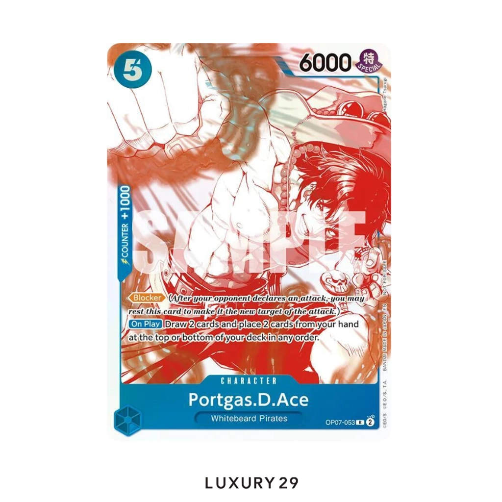 One Piece Portgas.D.Ace - OP07-053 (3rd Anniversary Treasure